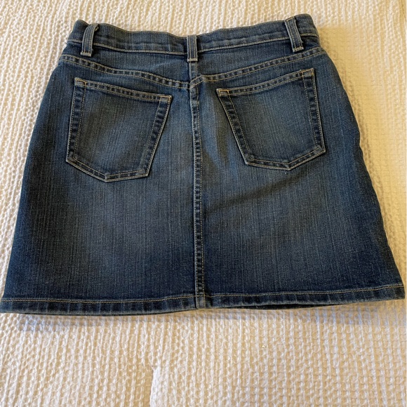 J Crew women’s blue Jean denim skirt size 0 - Picture 2 of 3